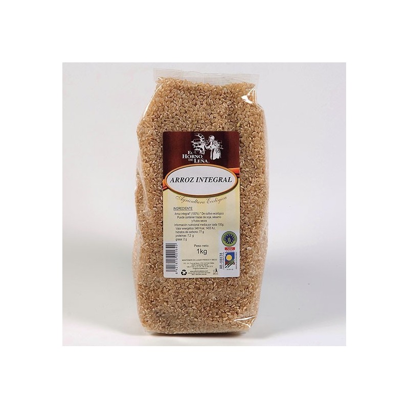 ARROZ INTEGRAL ECOLOGICO · 1 kg ·EL HORNO DE LEÑA
