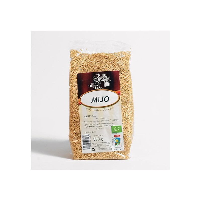 MIJO ECOLÓGICO · 500 GRAMOS · EL HORNO DE LEÑA