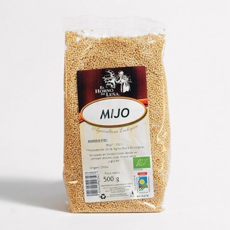 MIJO ECOLÓGICO · 500 GRAMOS · EL HORNO DE LEÑA
