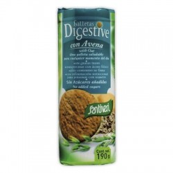 Galletas Digestive con avena sin azúcar · SANTIVERI