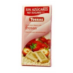 CHOCOLATE  Blanco con fresas ( TORRES )