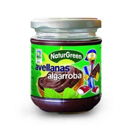 CREMA DE AVELLANAS Y ALGARROBA BIO  ( NATURGREEN )