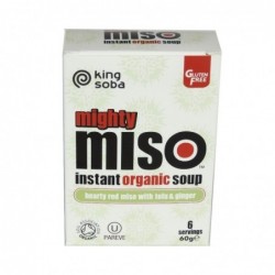 Sopa de miso 60g - queso de soja y jengibre ( KING SOBA )