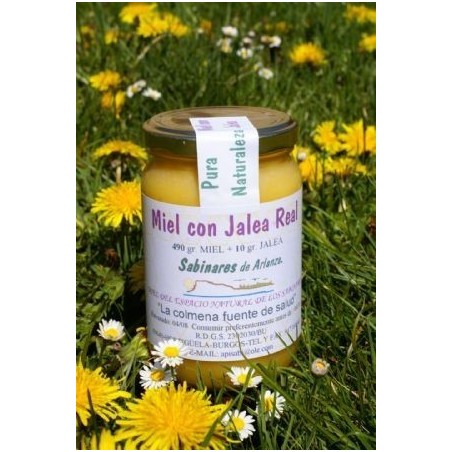 MIEL CON JALEA REAL 490 GRAMOS  · SABINARES DE ARLANZA