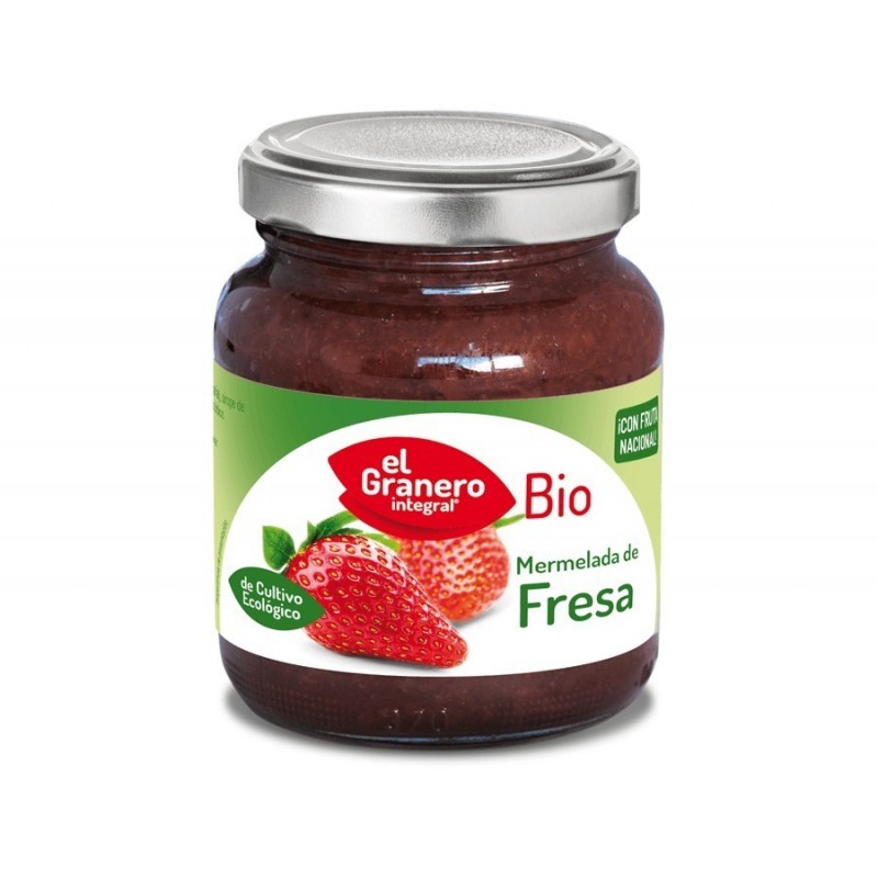Mermelada de Fresa Bio · 330 GRAMOS · EL GRANERO
