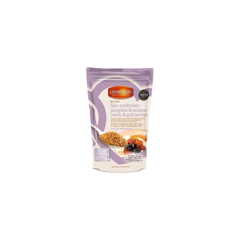 SEMILLAS DE LINO, GIRASOL, CALABAZA, SESAMO Y BAYAS GOJI · LINWOODS