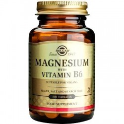 Solgar Magnesio con Vitamina B6 100 comprimidos