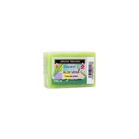 JABON NATURALES ALOE VERA · 100 GRAMOS · DRASANVI