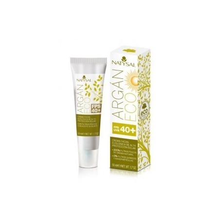 Crema de Argán ECO FPS 40 · Natysal · 50 ml ( NATYSAL )
