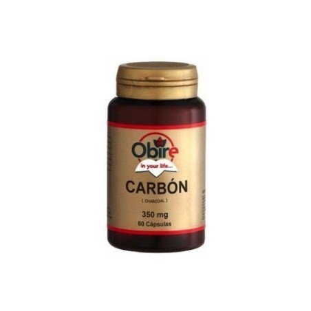 Carbón Vegetal · 60 cápsulas · Obire