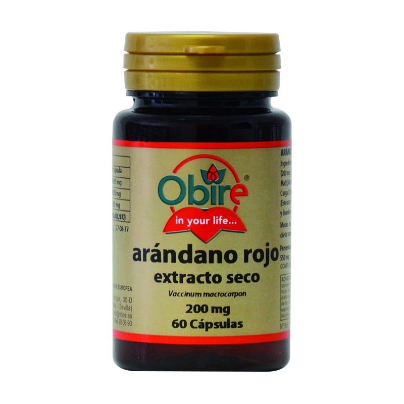 Arándano Rojo · 60 cápsulas · Obire
