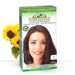 TINTE PERMANENTE CASTAÑO Nº 4 ( CORPORE SANO )