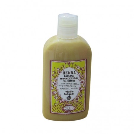 Bálsamo Acondicionador Henna Color Rubio Radhe Shyam 250 ml