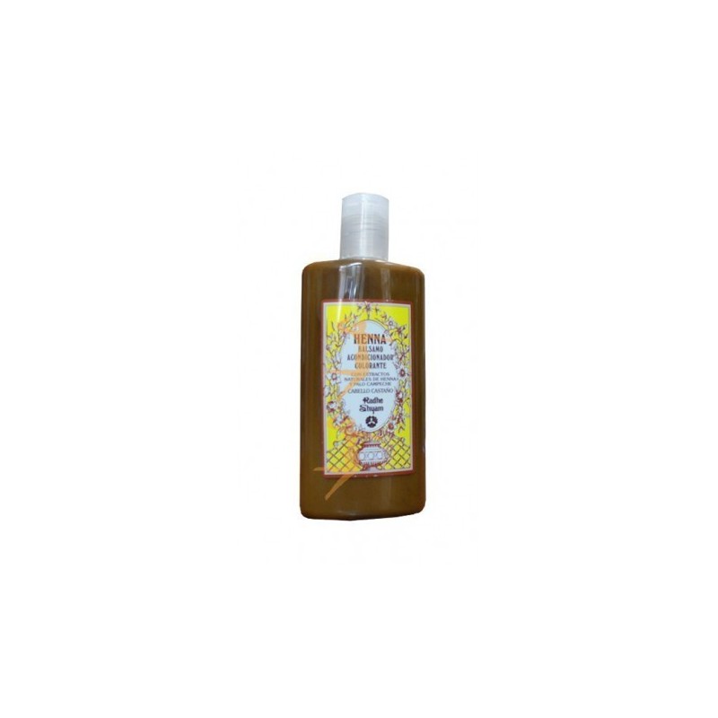 Balsamo Acondicionador Henna Color Castaño · 250 ML · Radhe Shyam 250ml