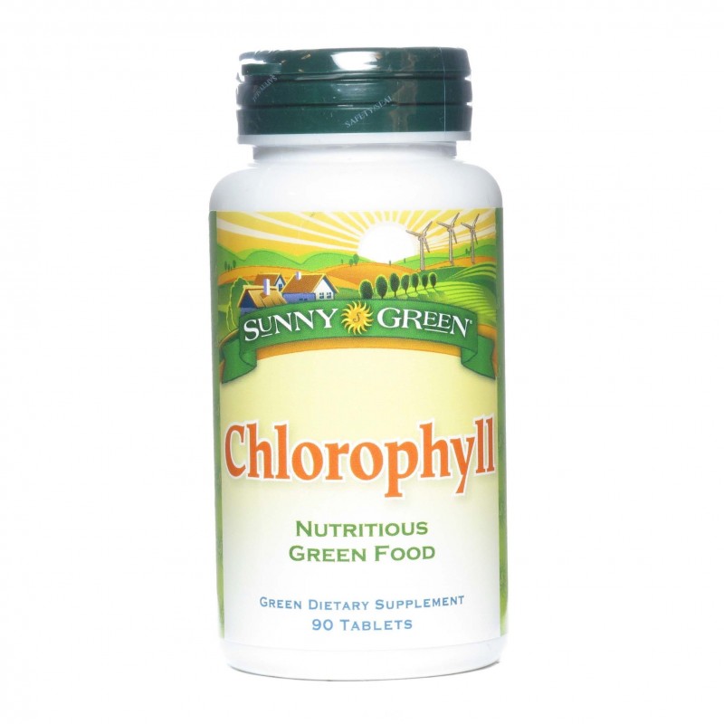 Chlorophyll  (Clorofila) · 90 tabletas · Sunny Green