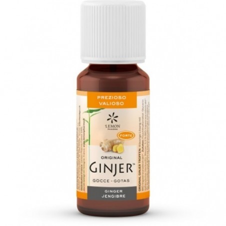 Ginjer gotas jengibre Bio · 20 ML · Lemon pharma