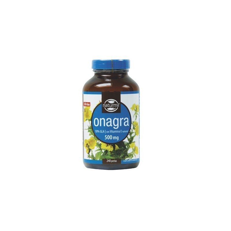 Onagra  500 mg · 340 + 80 perlas · Naturmil