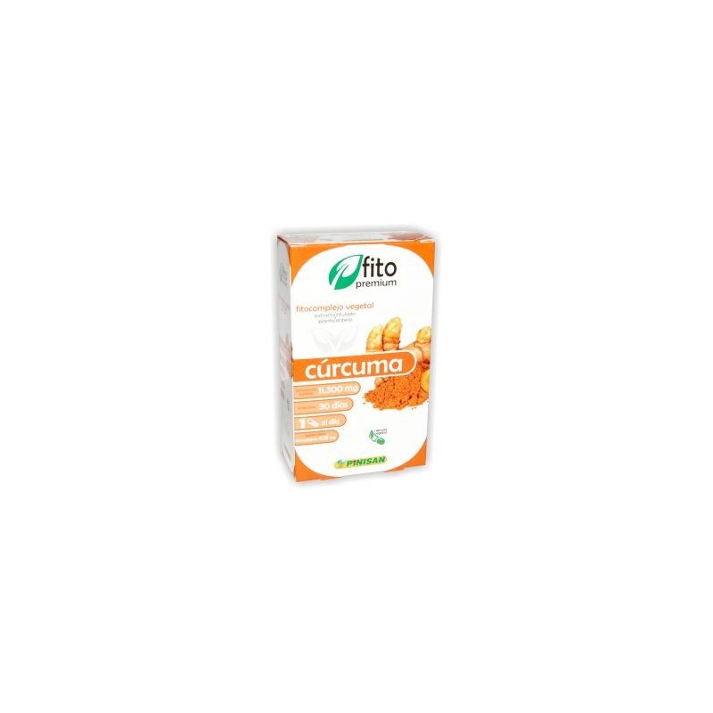 FITOPREMIUM CURCUMA · PINISAN · 30 CÁPSULAS 2 CAJAS