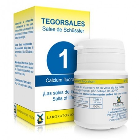 SALES DE SCHÜSSLER Nº 1 Calcium Fluoratum tegorsales