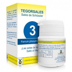 SALES DE SCHÜSSLER Nº 3 Ferrum Phosphoricum  tegorsales