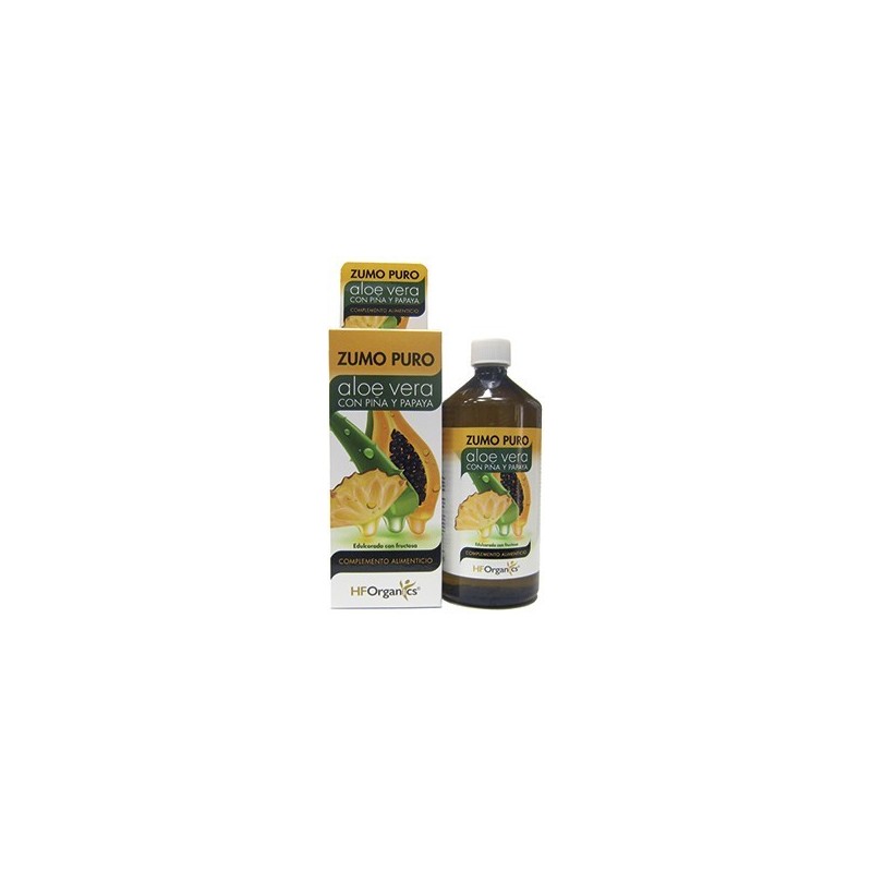 Herbofarm Zumo Puro Aloe Vera, Piña y Papaya 1 litro