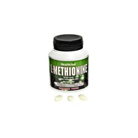 L-Methionine  550 mg · 60 cápsulas · Health Aid
